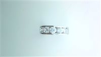 Ringe Sommer Dame Eternity zirconia in Weißgold Zirconia RIVIER ZIRC OV 2 - RIVIER ZIRC OV 2